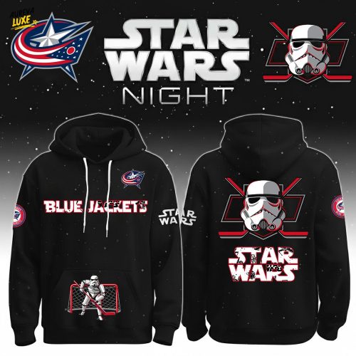 Columbus Blue Jackets Hockey Star Wars Night Hoodie 2025 Limited Edition-3D Unisex Hoodie