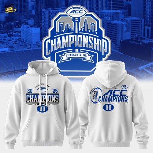 DUKE FOOTBALL – ACC CHAMPIONS 2025 HOODIE 🔥