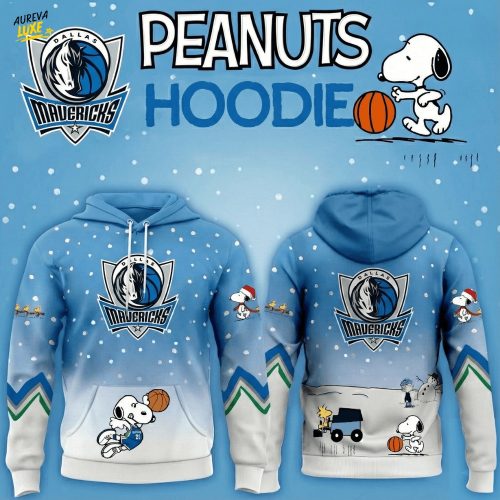Dallas Mavericks Basketball Peanuts Hoodie 2025 Limited Edition-3D Unisex Hoodie