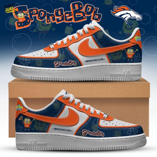 Denver Broncos NFL x SpongeBob Limited Edition Air Force 1 | Cutest Drop of the Year