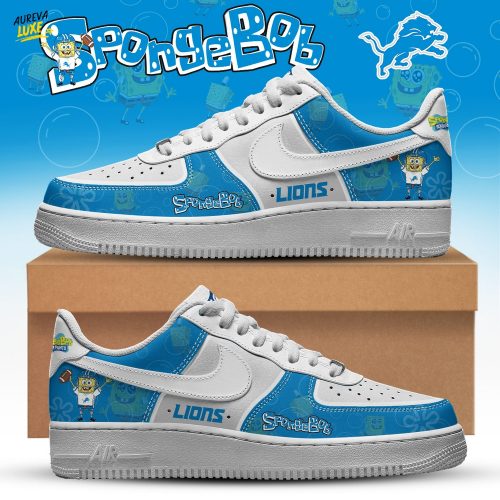 Detroit Lions NFL x SpongeBob Limited Edition Air Force 1 | Cutest Drop of the Year