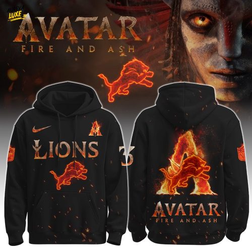 Detroit Lions x Avatar Special Edition Flame Hoodie