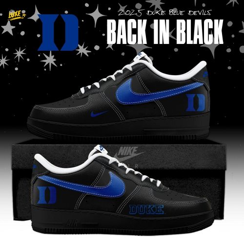 Duke Blue Devils ‘Back in Black’ 2025 Special Edition AF1 Sneakers