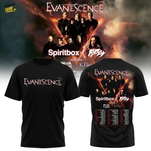 EVANESCENCE US&UK 2026 WORLD TOUR Collection Tshirt