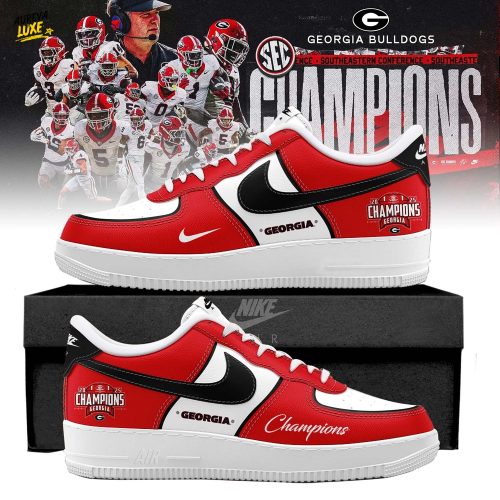 Georgia Bulldogs 2025 SEC Football Champions AF1 Sneaker
