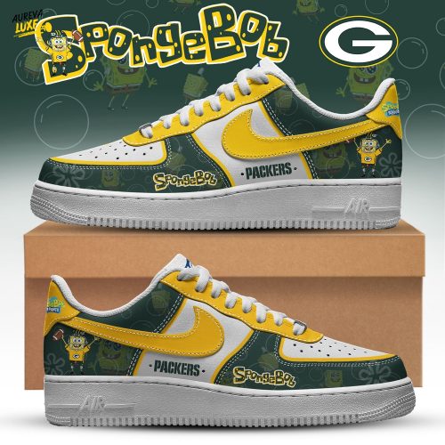 Green Bay Packers NFL x SpongeBob Limited Edition Air Force 1 | Cutest Drop of the Year