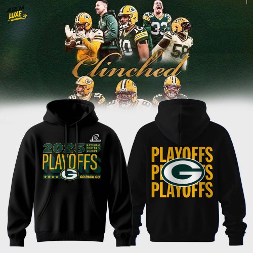 Green Bay Packers Playoffs Hoodie – Go Pack Go 2025 Postseason