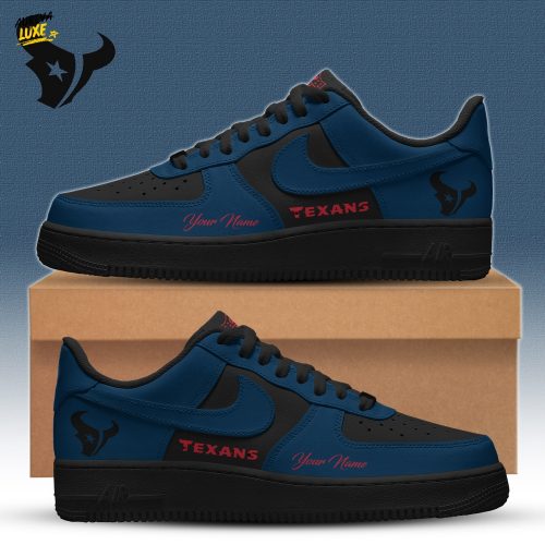 HOU Texans Special Black in Black Limited Edition Shoes