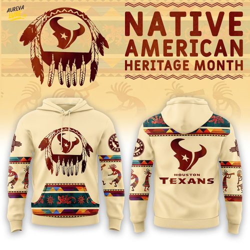 Houston Texans x Native American Heritage Limited Edition-3D Unisex Hoodie