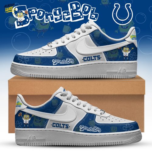 Indianapolis Colts NFL x SpongeBob Limited Edition Air Force 1 | Cutest Drop of the Year