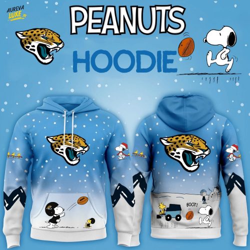 Jacksonville Jaguars x Peanuts Hoodie Christmas Limited Edition-3D Unisex Hoodie