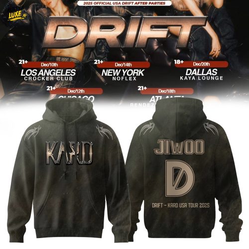 Jiwoo DRIFT – KARD USA Tour 2025 Hoodie