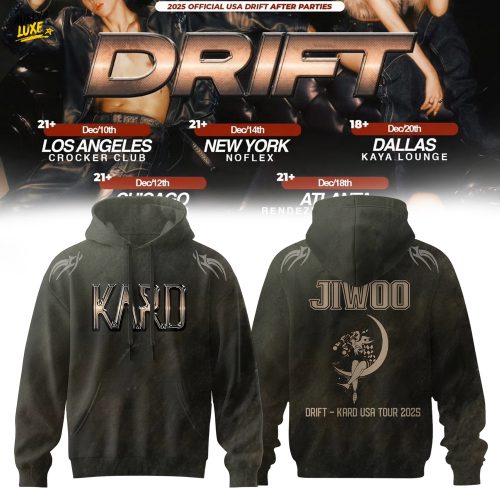 JiwooDRIFT – KARD USA Tour 2025 Hoodie