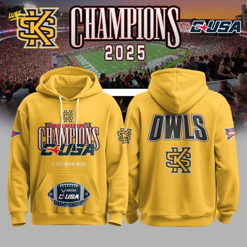 KS Football 2025 CUSA Champs Hoodie