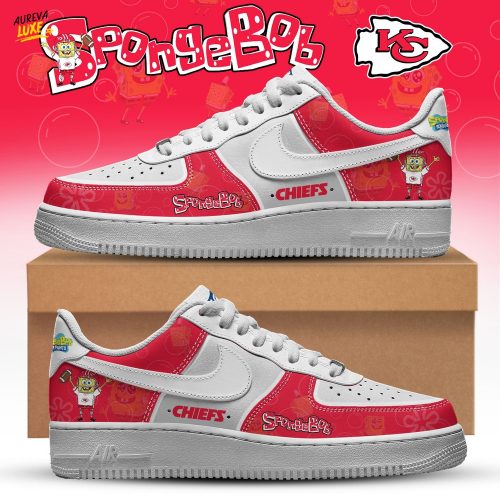 Kansas City Chiefs NFL x SpongeBob Limited Edition Air Force 1 | Cutest Drop of the Year