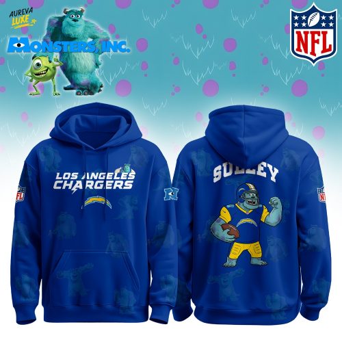 LA Chargers x Monsters, Inc Limited Edition Hoodie Cutest Drop of the Year