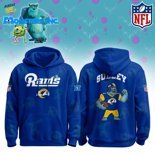 LA Rams x Monsters, Inc Limited Edition Hoodie Cutest Drop of the Year