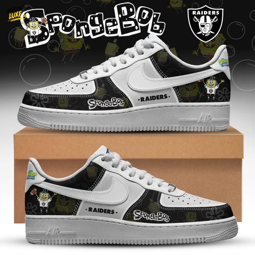 Las Vegas Raiders NFL x SpongeBob Limited Edition Air Force 1 | Cutest Drop of the Year