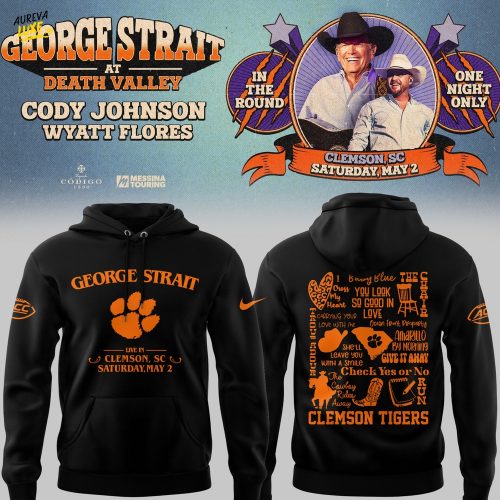 Limited Edition CLEM College Fb George at Death Valley Black Hoodie