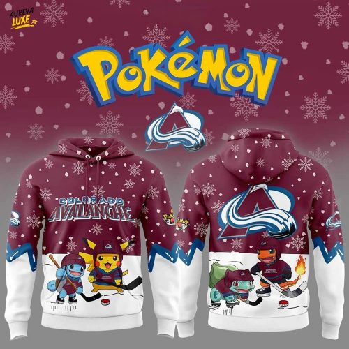 Limited Edition Colorado Avalanche x Pokemon Hoodie-3D Unisex Hoodie