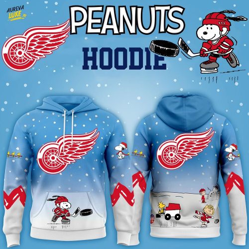 Limited Edition Detroit Red Wings x Snoopy Hoodie Hockey-3D Unisex Hoodie