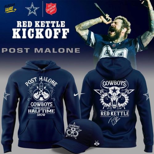 Limited Edition Hoodie Thanksgiving Dallas Cowboys x Post Malone for fans
