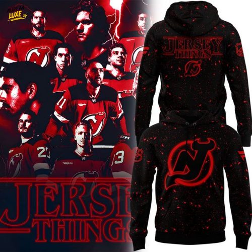 Limited Edition New Jersey Devils x Stranger Things Hoodie