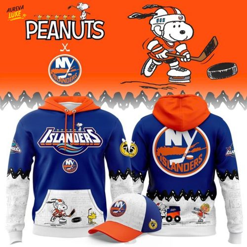 Limited Edition New York Islanders '' Peanuts Night '' Snoopy Hoodie