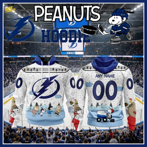 Limited Edition Tampa Bay Lightning x Peanuts Winter Hockey Hoodie-3D Unisex Hoodie