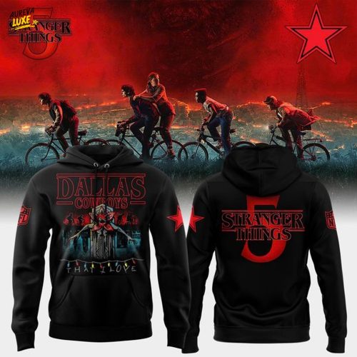 Limited Editions Dallas Cowboys x Stranger Things Special Hoodie