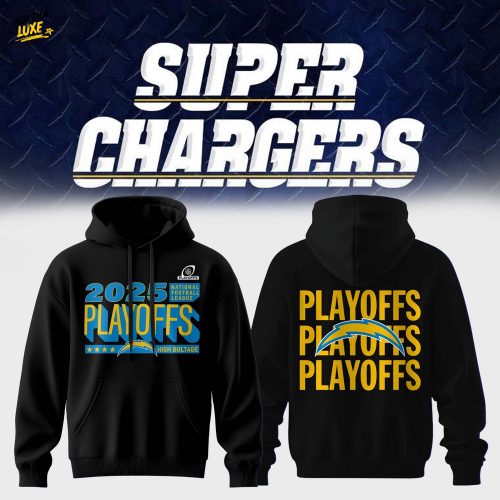 Los Angeles Chargers Playoff Hoodie – Bolt Up 2025 Postseason Edition