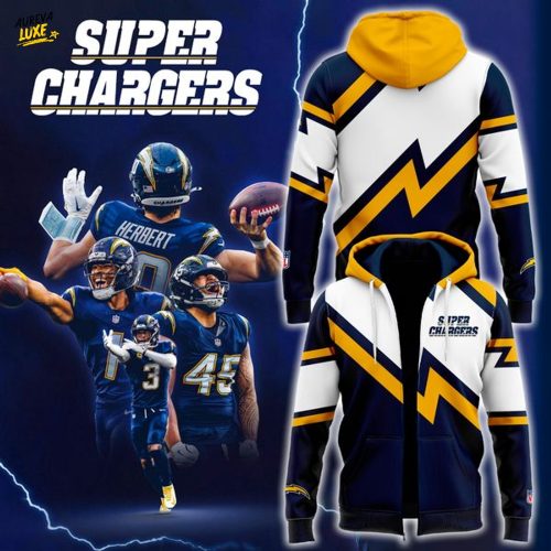 Los Angeles Chargers "Super Chargers" Limited Zip Hoodie