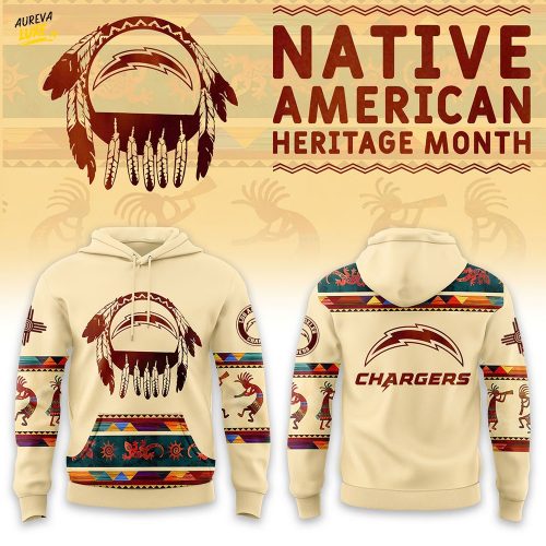 Los Angeles Chargers x Native American Heritage Limited Edition-3D Unisex Hoodie