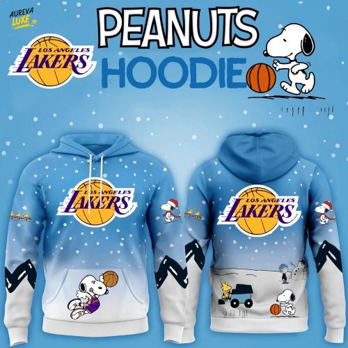 Los Angeles Lakers Basketball Peanuts Hoodie 2025 Limited Edition-3D Unisex Hoodie
