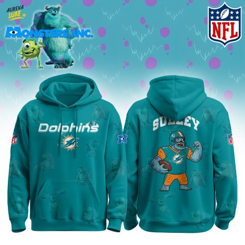 M Dolphins x Monsters, Inc Limited Edition Hoodie Cutest Drop of the Year