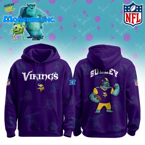 M Vikings x Monsters, Inc Limited Edition Hoodie Cutest Drop of the Year