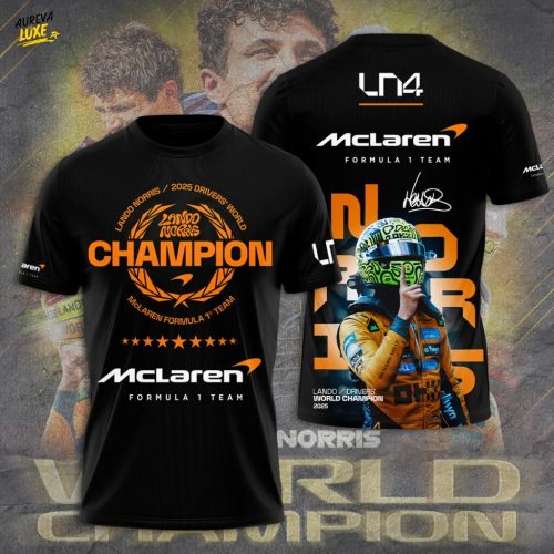 McLaren x Lando Norris World Champions 2025 3D Apparel
