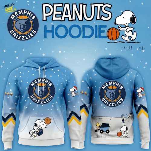 Memphis Grizzlies Basketball Peanuts Hoodie 2025 Limited Edition-3D Unisex Hoodie
