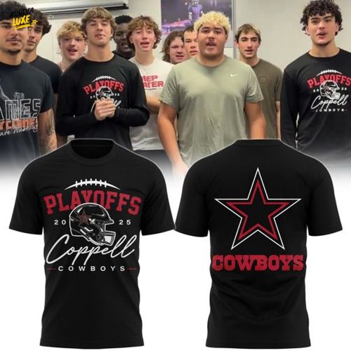 Men's Dallas Cowboys Black 2025 Playoffs T-Shirt