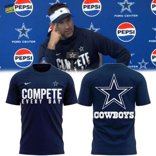 Men's Nike Dallas Cowboys Navy "Compete Every Day" T-Shirt
