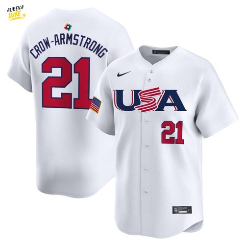 Men's Team USA World Baseball Classic Vapor Premier Jersey - 2023 Style - 2026 Roster
