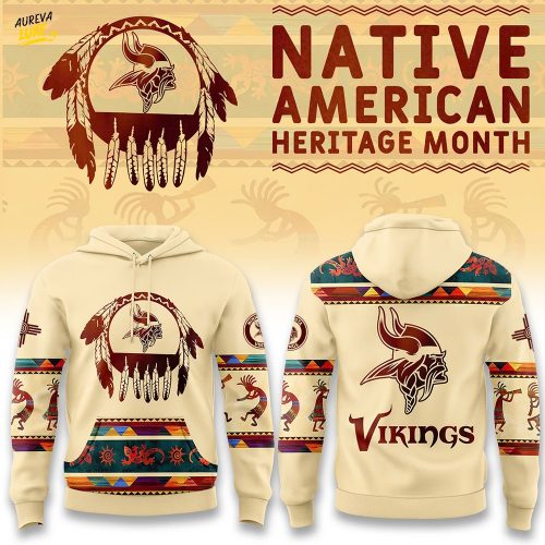 Minnesota Vikings x Native American Heritage Limited Edition-3D Unisex Hoodie