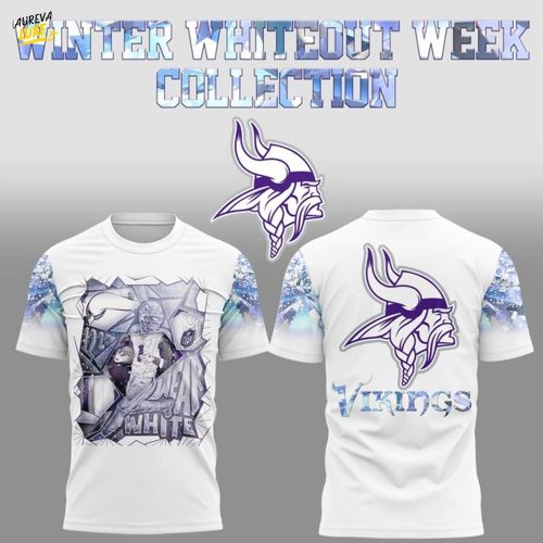 Minnesota Vikings's Winter Whiteout Week T-Shirt