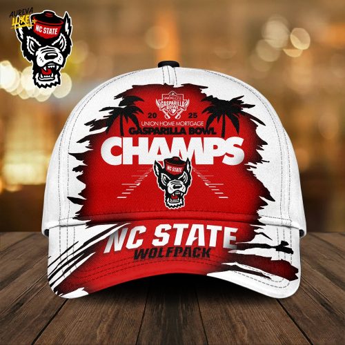 NC State Wolfpack | Premium NCAA Union Home Mortgage Gasparilla Bowl Champions 2025 Classic Cap