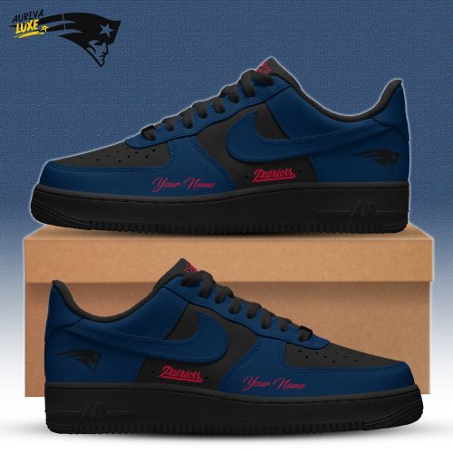 NE Patriots Special Black in Black Limited Edition Shoes