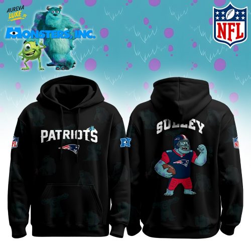NE Patriots x Monsters, Inc Limited Edition Hoodie Cutest Drop of the Year