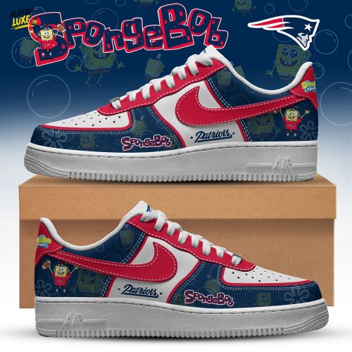New England Patriots NFL x SpongeBob Limited Edition Air Force 1 | Cutest Drop of the Year