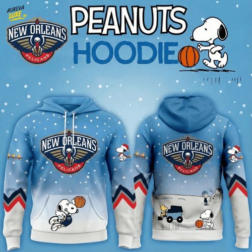 New Orleans Pelicans Basketball Peanuts Hoodie 2025 Limited Edition-3D Unisex Hoodie