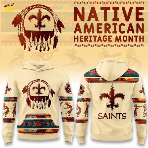 New Orleans Saints x Native American Heritage Limited Edition-3D Unisex Hoodie