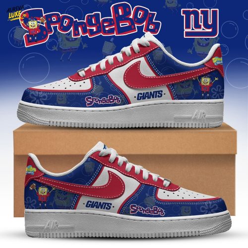 New York Giants NFL x SpongeBob Limited Edition Air Force 1 | Cutest Drop of the Year